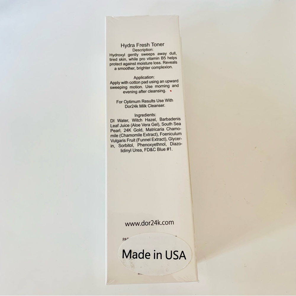 D’or24K Toner Vitamin B5 Hydrafresh Moisturizing Toner New in Box - Picture 4 of 6